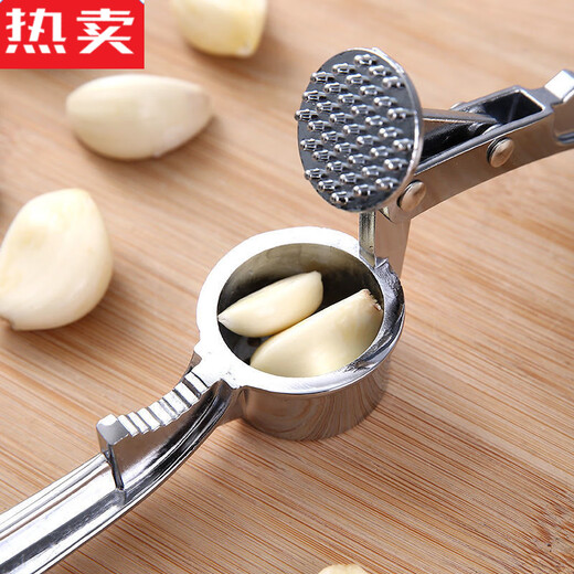 MZXM Japan imported quality garlic press home manual garlic peeler garlic mortar garlic masher artifact garlic masher garlic medium garlic press