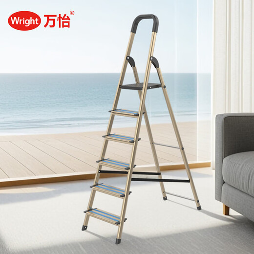 Wright Ladder Homeving Folding Ladder Herringbone Ladder Многофункциональная крытая алюминиевая сплавная эскалатор.
