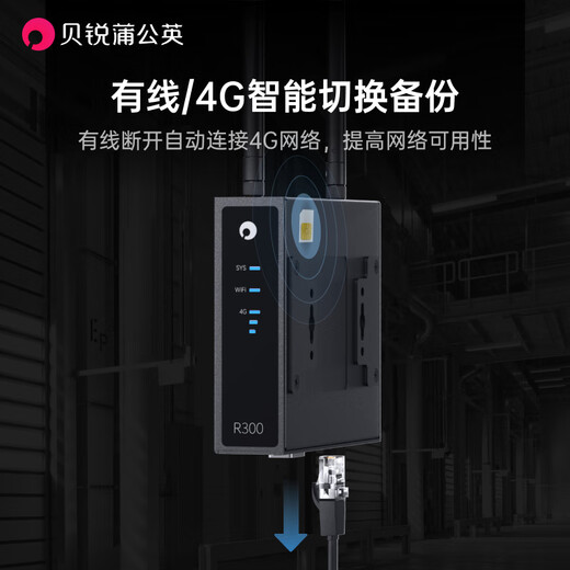 Berui Dandelion 4G enrutador industrial R300 enrutador de puerto serie LTE de grado industrial Puerto serie RS232/RS485 Red completa 4G red remota Enrutador industrial 4G R300 puerto serie modelo de metal desnudo sin fuente de alimentación de antena Berui Dandelion R300