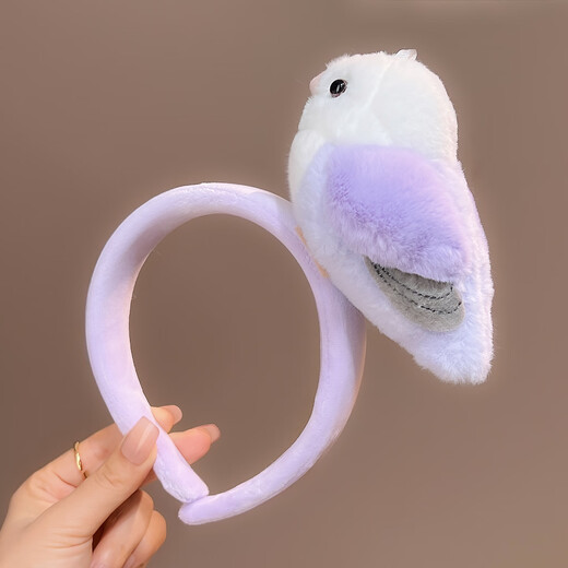 Zuoou cartoon parrot headband for women, cute bird, super cute headband, funny and fun photo props, hairpins, hairpins, hairbands, bird headbands