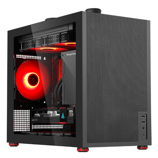 Colorful family bucket portable mini host i5 12600KF/RTX5060Ti desktop mini game ai design custom DIY assembly computer complete machine with one 12600KF+16G+512G+without graphics card