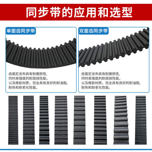 橡胶同步带齿形皮带HTD15528MHTD15608MHTD15688M传动皮带 HTD15688M20mm