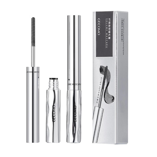 Gemeng's slender and thick mascara is not easy to smudge, long-lasting, curls and thick, thread-shaped brush head, all-round primer, mascara + professional eyelash brush