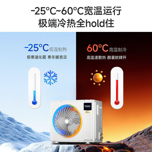 Haier central air-conditioning one-to-four and one-to-three household living room multi-spring, one price all-inclusive, full DC variable frequency first-class energy efficiency embedded whole-house air conditioner Yunshu Pro+ 6 HP first-class energy efficiency one-to-four, three bedrooms and one living room 120