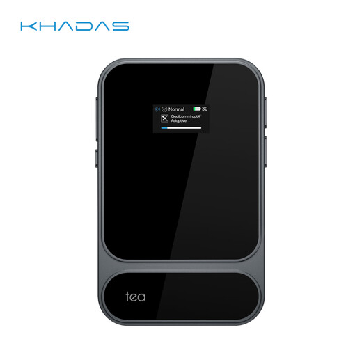 Khadas Tea Pro Ultra Portable Decoding Headphone Amplifier Magnetic Slim Suitable for iPhone and Android Wireless Hi-Fi Audio Amplifier 4.4/3.5mm Gray Tea Pro,C2L