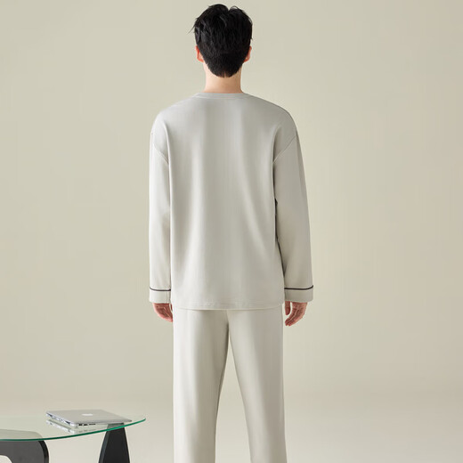 La primavera y otoño de algodón de algodón de Hailan Home Home de Hailan Home, nuevo modelo de cuatro estaciones de mangas de manga larga con mayor tamaño para ropa al aire libre YDY-11932 XL