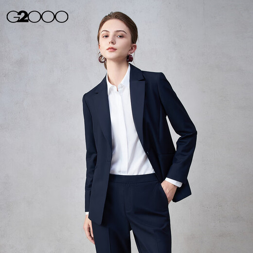 G2000 Comfortable and soft/same style in shopping malls, women's 2025 autumn and winter bone-breaking design slimming commuting suit