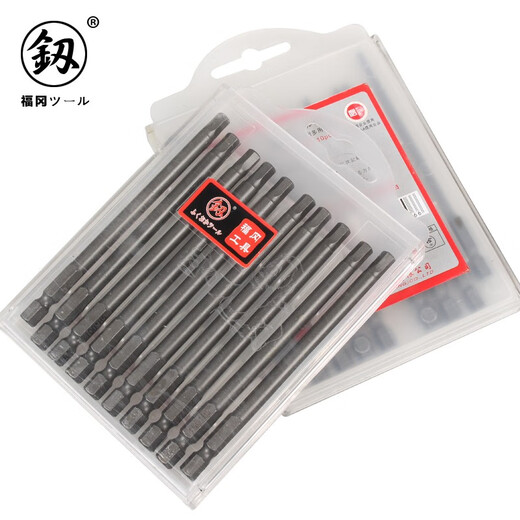 釰 福冈工具硬刃坚固耐用多用批头内六角内六方电动螺丝批 150mm*H2.5(FO-9194A) 单支