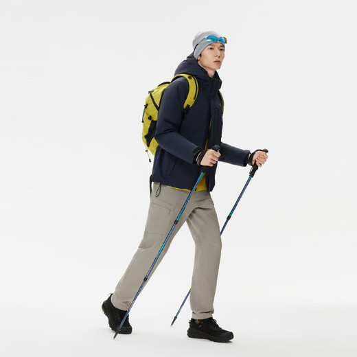 KOLON SPORT/Kolon MIST Lightweight Down Jacket Men's Waterproof and Breathable Outdoor Windproof Lightweight Goose Down Jacket LHDJ5WNT21-NV Navy Blue L 175/96A