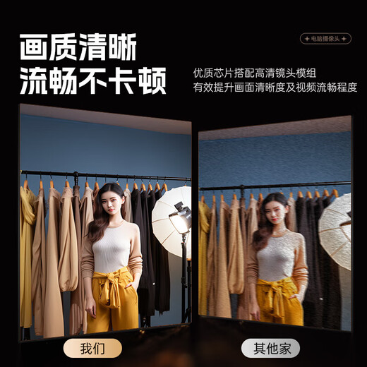 Computer camera desktop HD with microphone USB external laptop desktop online class teaching video conferencing external driver-free 2K