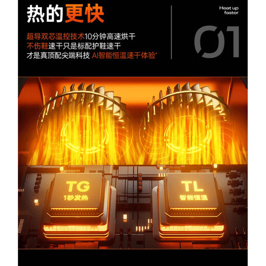 Zhechu German quality shoe dryer household shoe dryer wet shoe dryer deodorizing shoe dryer new model coax warm socks shoes top with deep space gray 10 minutes quick drying UV purple light