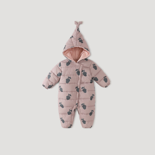 Bali Piglet Baby Cotton Jacket Winter Padded Warm Jumpsuit Autumn and Winter Thickened Cotton Clothes Toddler Winter Clothes Baby Cotton Jacket Pinecone Forest 90cm