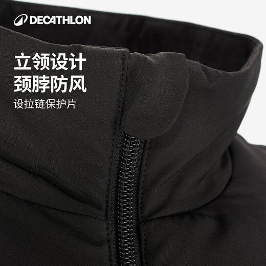 Decathlon outdoor sports warm and comfortable men's padded jacket black 2121845 L