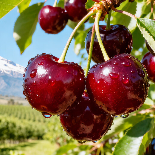 Jingxiansheng imported Chilean cherries Super Big Mac 4J grade 900g gift box fruit diameter about 32-34mm fruit gift box