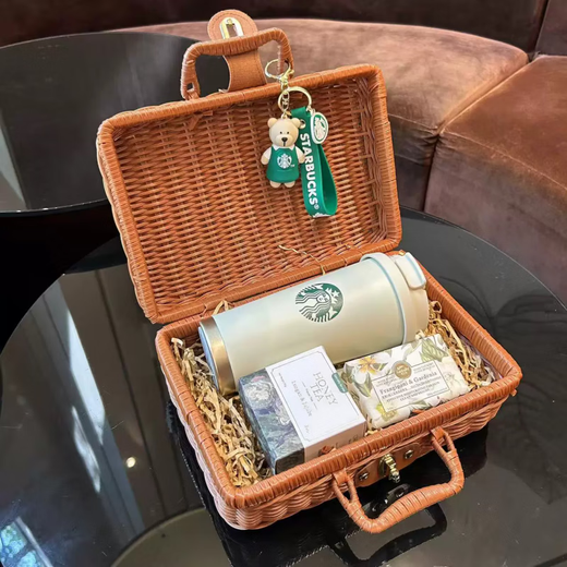 Starbucks Cup Teacher's Day Mid-Autumn Festival Gift Stainless Steel Insulated Cup Graduation Gift Box Water Cup Coffee Cup Souvenir Platinum Goddess Coffee Gift Box 1