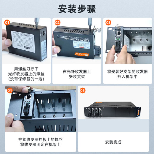 NetLINK fiber optic transceiver rack 14-slot standard 19-inch 2U chassis desktop photoelectric converter chassis dual power supply redundancy carrier-grade HTB-14AC/D one set
