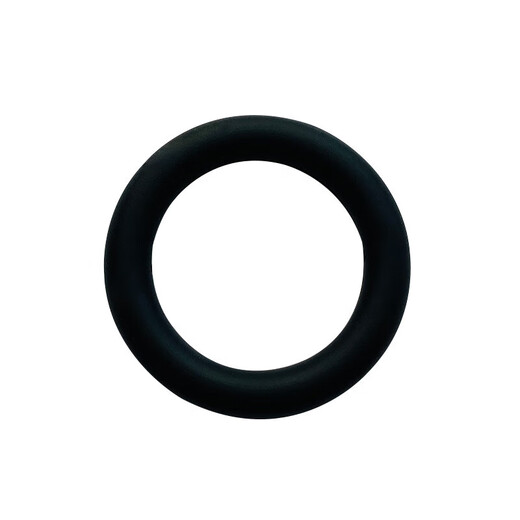 Silicone teether food grade hole ring chewing gum for babies to prevent falling off and bite during oral period, white