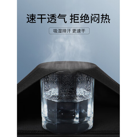 Bmai quick-drying long-sleeved men's autumn and winter half-zip training clothes running sports tops fitness cycling clothes t-shirt autumn black cycling_quick-drying_windproof M