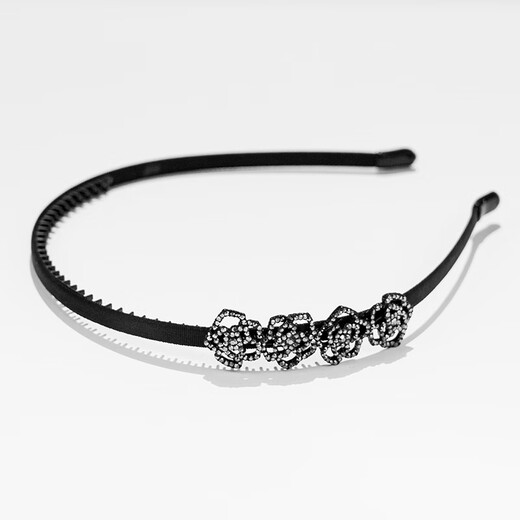 Chimera high-end rose headband for women 2025 new high skull pressure hair face wash special headband hair bundle hairpin headwear black