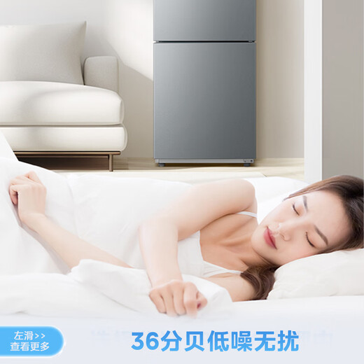 Midea produce el refrigerador Hualing HR-185, refrigerador para electrodomésticos de dos puertas y dos puertas, refrigerador pequeño para alquiler de casas pequeñas, bajo de bajo consumo, refrigeración de congelación rápida y temperatura dual de dos puertas, refrigerador pequeño