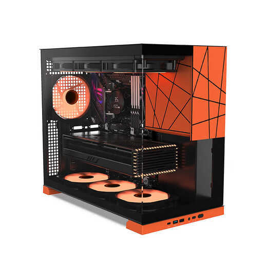 AMD Ryzen 7 7800X3D host RTX5070/5060TI/RX9070XT graphics card tile live broadcast game e-sports design DIY assembly complete machine desktop computer sea view room 2 7800X3D/32G/water cooling/no graphics card barebones