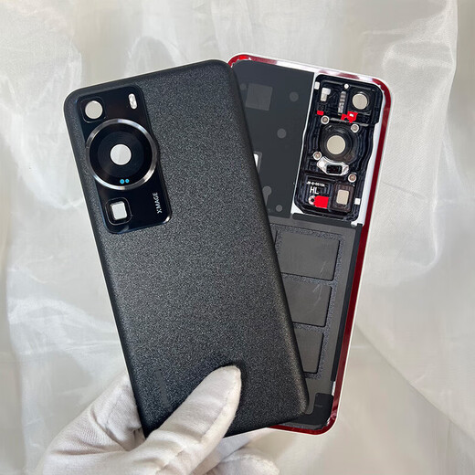 Honor Huawei P60Pro original framed glass back cover P60art mobile phone back cover battery case pure original back screen P60 back cover (Rococo White)