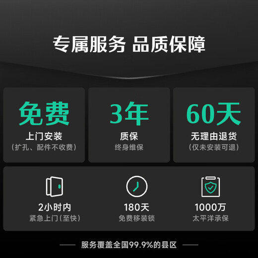 德施曼（DESMAN）智能门锁3D人脸识别掌静脉可视猫眼大屏指纹密码电子锁 小嘀 Q2FV