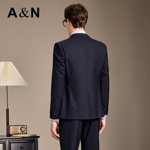 Antonio high-count worsted wool & two-piece suit, simple and light luxury men's high-end business suit formal dress