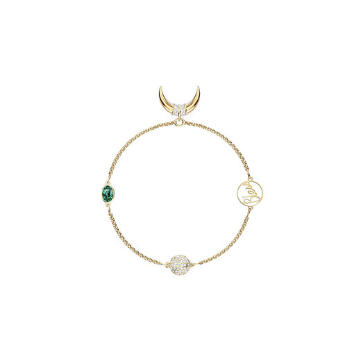 Swarovski Remix Horn Bracelet Women's Gold Plated Gold Plated S Brand Original Box (Random Color)