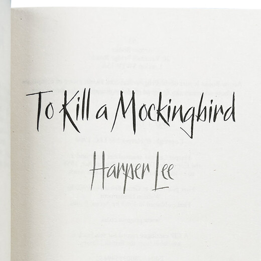 英文原版 杀死一只知更鸟 To Kill a Mockingbird 世界经典名著小说60周年纪念版 蓝思阅读指数870L