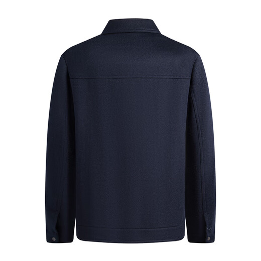 Navigare Italian sailing woolen jacket men's 2025 autumn and winter new pure wool coat old money style jacket navy blue L