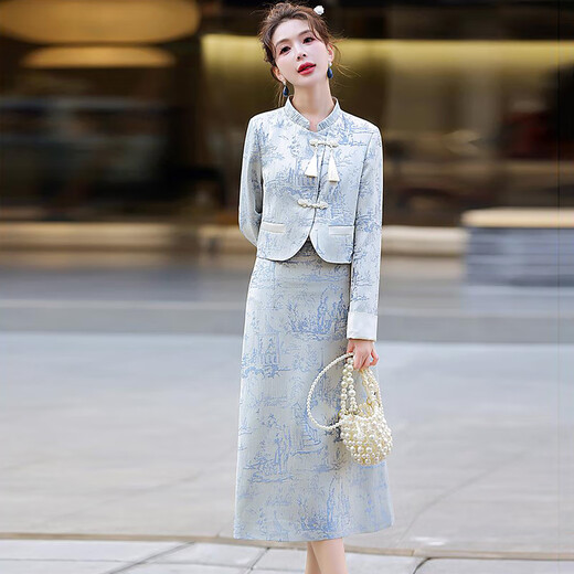 Vestido de marca de alta gama de Ehangy Luxury para mujeres 2025 Autumn New High-High Garment informal Hermoso Beautiful Skirt Apricot Color l