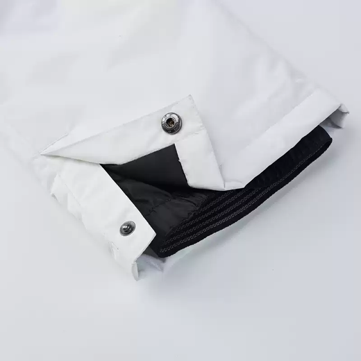 Adult and children's baby bag ski pants, professional ski clothing for men and women, big children, thickened, warm and waterproof, snowy white, black baby bag pants 120cm 120