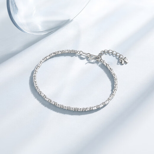 Chao Acer Explosive Jump Beads Platinum Bracelet for Women PT950 Platinum Hand Jewelry Birthday Gift for Women Pricing including labor cost 550 yuan 5.3 grams