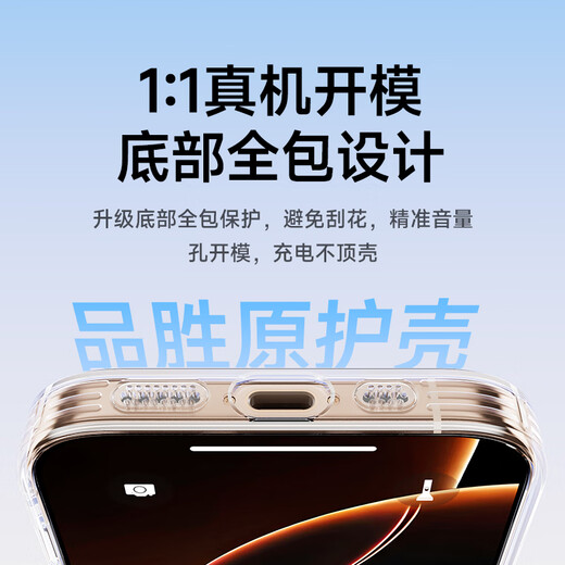 Pinsheng camera key all-inclusive | crystal clear heat dissipation, suitable for iPhone16pro mobile phone case, Apple 16pro protective cover, air bag, anti-fall, transparent soft shell, anti-yellowing and wear-resistant protective case