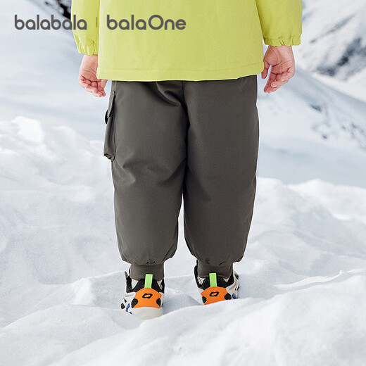 Bala BalaOne children's clothing baby down pants boys overalls winter 2025 trousers three-proof 208425108102