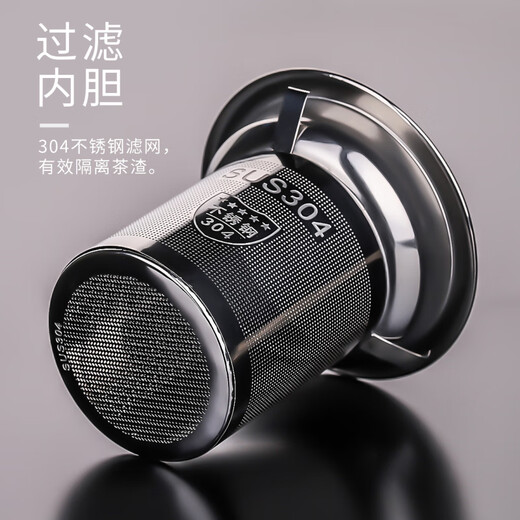 QCSK German brand glass tea set home tea cup transparent living room office teapot teapot Father's Day gift selected model No. 01 thickened and high explosion-proof glass Yile set