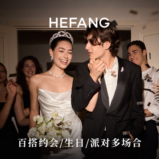 HEFANG He Fang Jewelry Laurel Leaf Pearl Brooch Elegant Pin Ladies Light Luxury High-end Birthday Gift for Girlfriend Silver