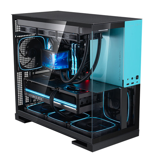 AMD/Lang R7 9800X3D assembled computer RTX5070Ti/5080 graphics card DIY sea view room game console entertainment live broadcast desktop computer play the Everlasting Tribulation Delta configuration four R7-9800X3D+RX9070XT single host