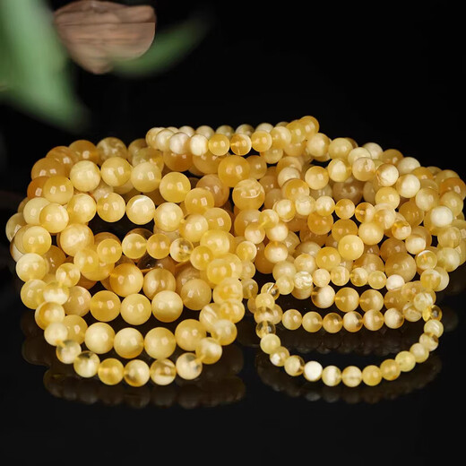 DL 1998 Guaranteed Beeswax Bracelet Unbaked Gold Twisted Honey Russian Demon Flower White Nectar Chicken Oil Yellow 10.5-11mm