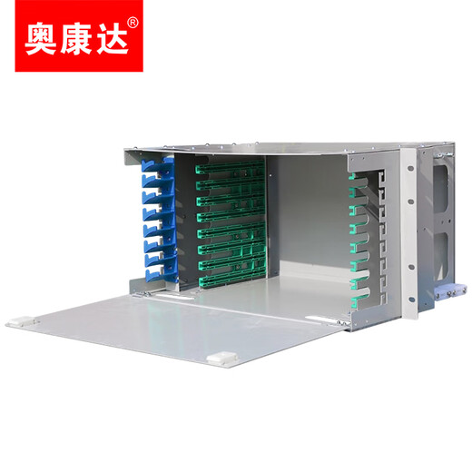 Okonda Telecom-Grade SC FC LC ODF Faserfaser-Verteilungsrahmen Einmodelle Ein-Mode-Dicker-Rack-Rack-Rack-Fusion Fusion Faser-Scheibe Anschlussbox Fusion Disc Faser Flansch 12155d 96 Core 96 Port ODF Faserfaser-Optikverteilungsrahmen leerer Rahmen
