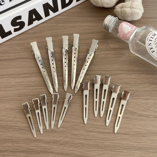 Hair root fluffy clip, side bangs positioning clip, makeup styling clip, headwear hair clip, high skull artifact duckbill clip, large + medium + small, 6 pcs each (18 pcs in total)