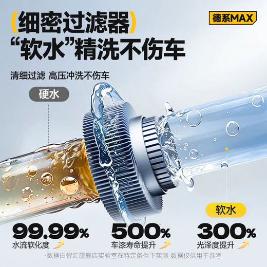 Mondofo German quality car washing machine high-pressure 220V household car washing high-pressure water gun cleaning machine commercial high-power car brushing pump 3800W top model long water gun + 22 meters explosion-proof pipe + gift package intelligent turbocharger pump plug-in pure copper high-power high-pressure car washing water gun powerful floor washing machine full set of household car washing artifacts