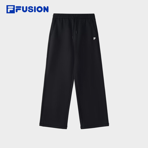 FILA FUSION official fashion brand 2025 winter fashion loose casual warm knitted velvet trousers for women