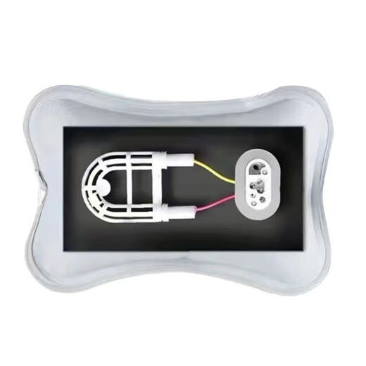 Pioneer rechargeable explosion-proof large hot water bag household long foot warmer quilt artifact burgundy extra large thickened velvet silk belt national standard authentic