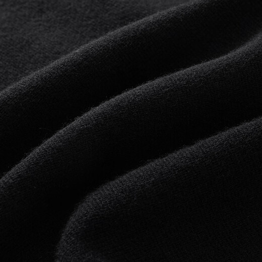 Charles Heart Simple Retro Cardigan Button Sweater for Men and Women Autumn and Winter Embroidered Sweater Couple Tops Black M