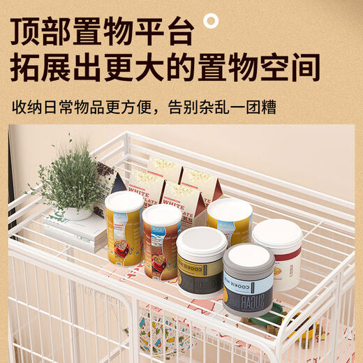 其他家折叠猫笼子免安装家用室内猫别墅超大猫窝厕所一体猫咪新型 免安装78*52*13799买家选择 下单立送吊床网格脚垫需自