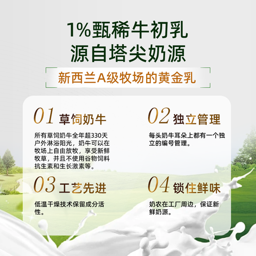 GNO imported bovine colostrum immune globulin 90 tablets/bottle for adults and children to enhance immunity and resistance, two bottles