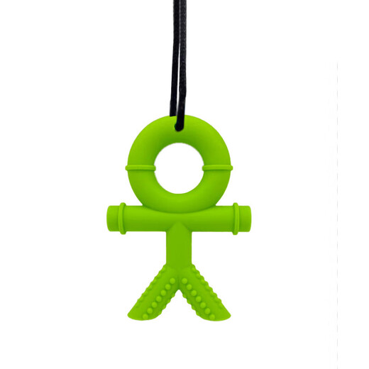 Food grade baby soothing anti-biting hand bite gel oral molar stick baby silicone teether red 1 pack