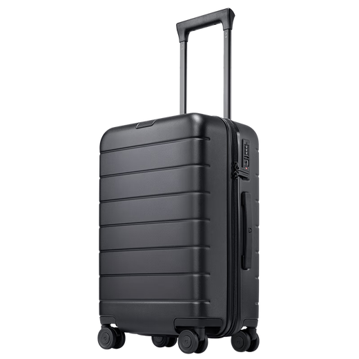 【95成新】米家小米行李箱20英寸拉杆箱小型可登机箱PC旅行箱男女密码皮箱子黑色